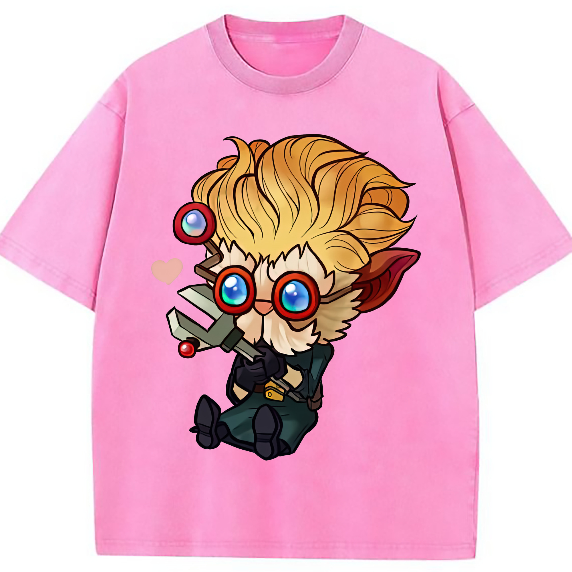 （画像用） リーグ・オブ・レジェンド League of Legends LOL 綿100% ヴィンテージ風 半袖Tシャツ（フロントプリント）